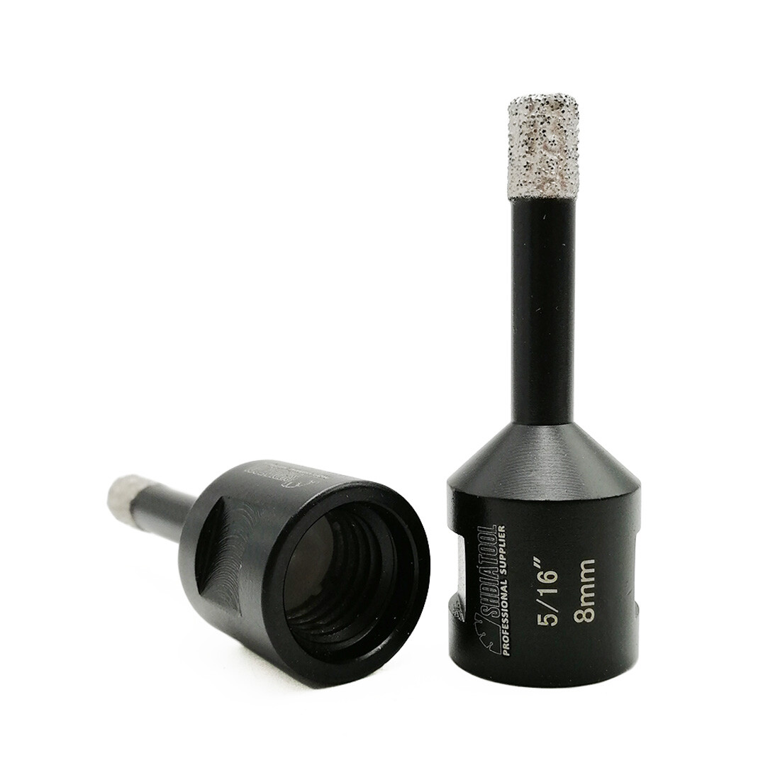 Diamond Hole Saw Cutter 2pcs 8mm Dry Drilling Bits for Ceramic Tile Marble gallery