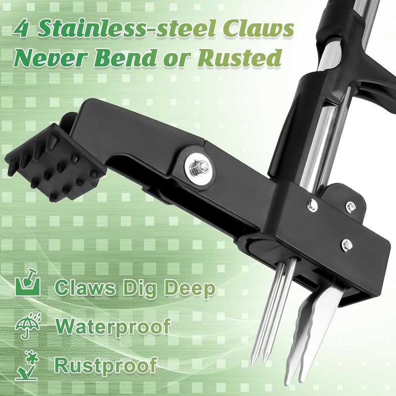 Weeder Puller Tool Stand Up Weed Tool with Long Handle Garden Weed Remover Tool gallery