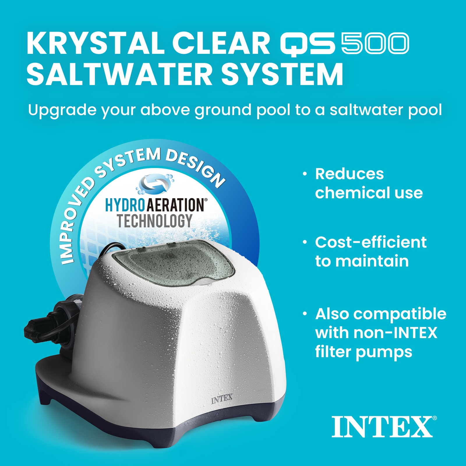 Intex Krystal Clear Saltwater System for 7000 Gal. Above Ground Pools(For Parts) gallery