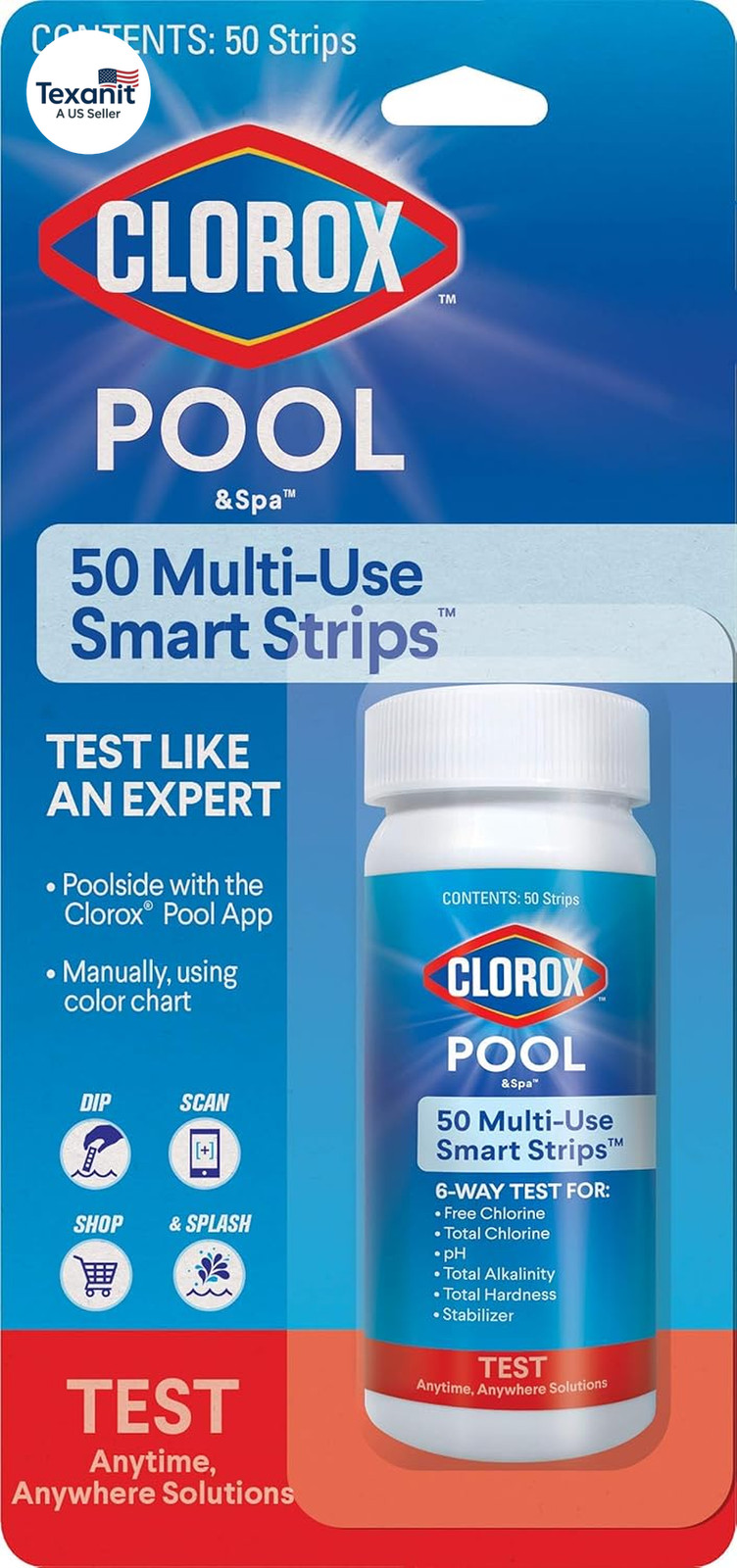 Clorox Pool&Spa My Pool Care Assistant, 50 Test Strips gallery
