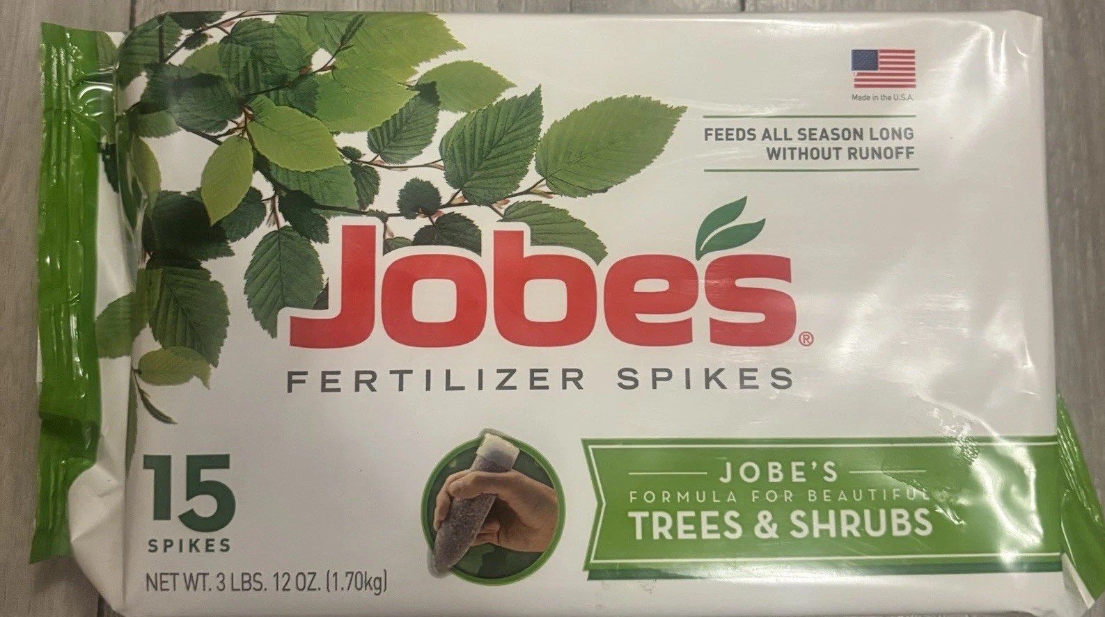 Jobe’s 01610 Tree & Shrub Fertilizer Spikes 15 Count Slow Release New Sealed gallery