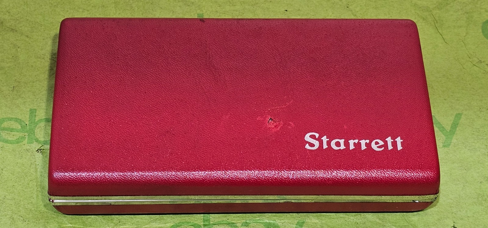 Starrett Hinged Red Tool Hard Case Box Only w/ Foam Insert, 6 x 3.25 x 1 inches gallery
