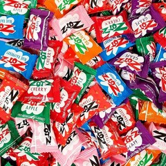 Zotz Fizzy Sour Candy, 7 Assorted Fruit Flavors Bulk Retro Hard Candy (2 Pounds)