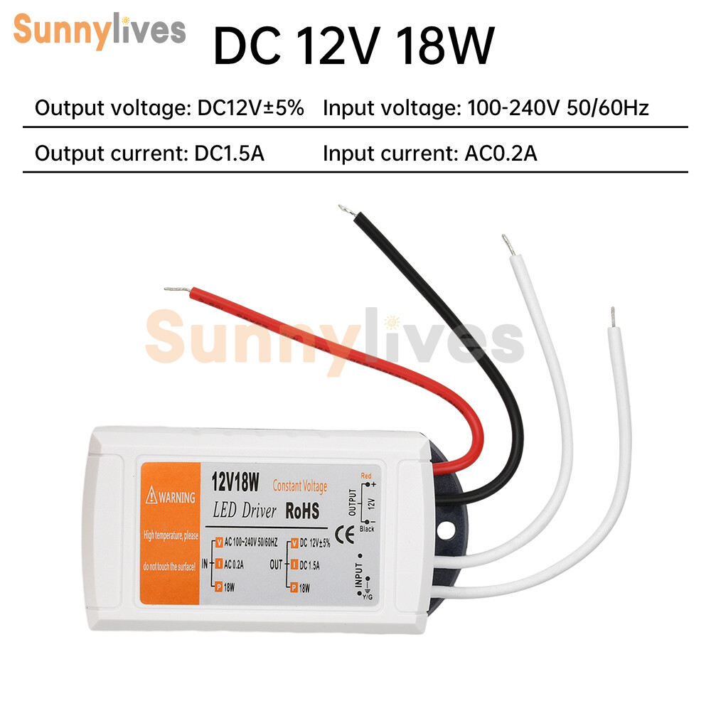 LED Driver Power Supply Adapter Transformer DC 12V 18W 28W 48W for LED Lighting gallery