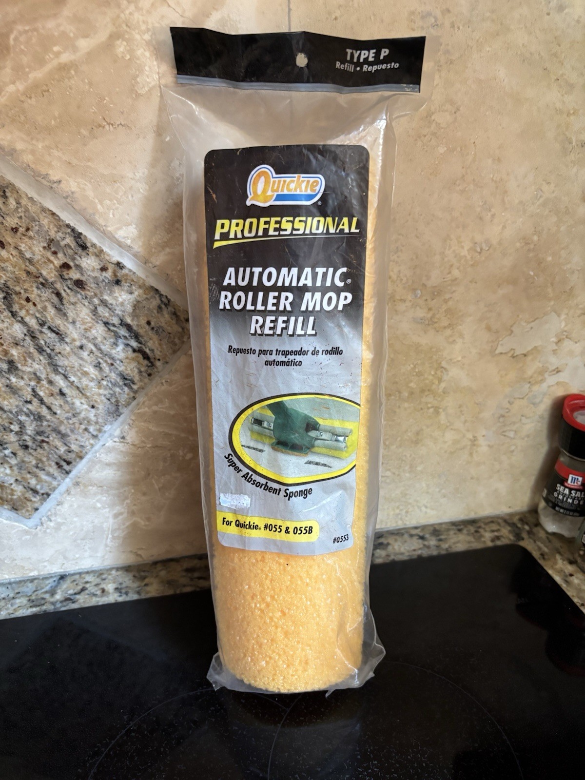 Quickie Professional Automatic Roller Mop Refill 0553 12" Fits 055/055B Type P gallery