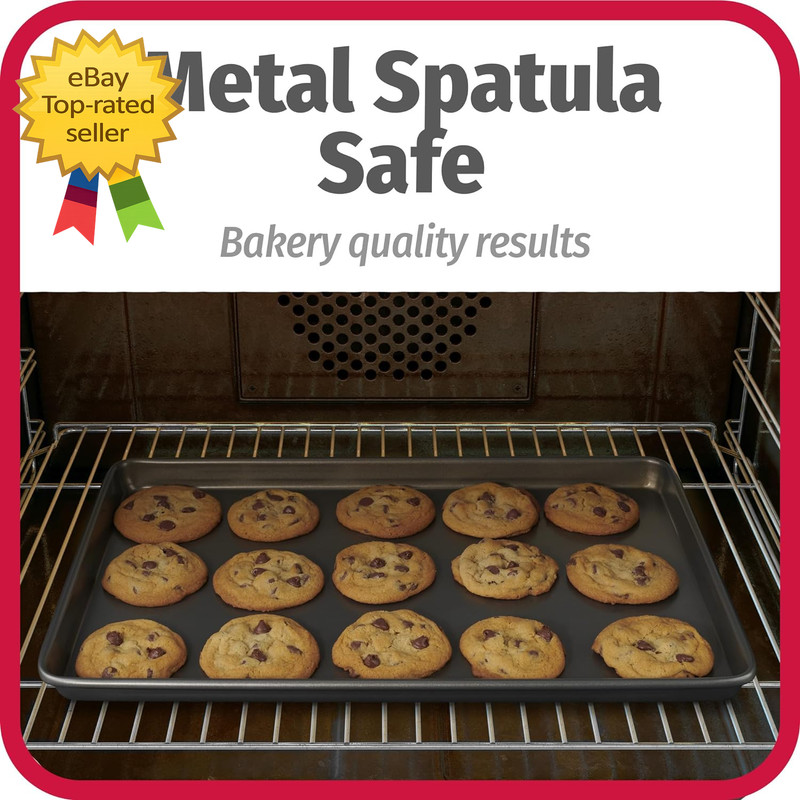 Everyday Nonstick Baking Sheet Set 3 Pack Includes One Small Medium and Large Pa gallery