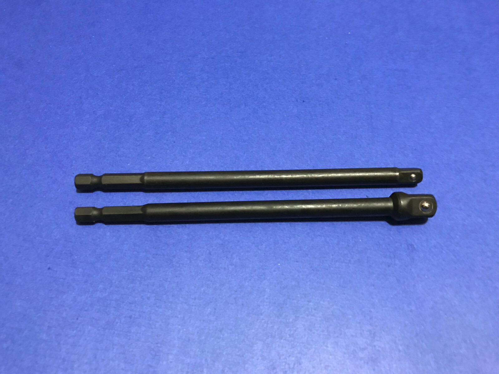 2pc 6" IMPACT EXTENSION BAR SET SOCKET ADAPTER 1/4" HEX T0 1/4" AND 3/8" SQUARE gallery