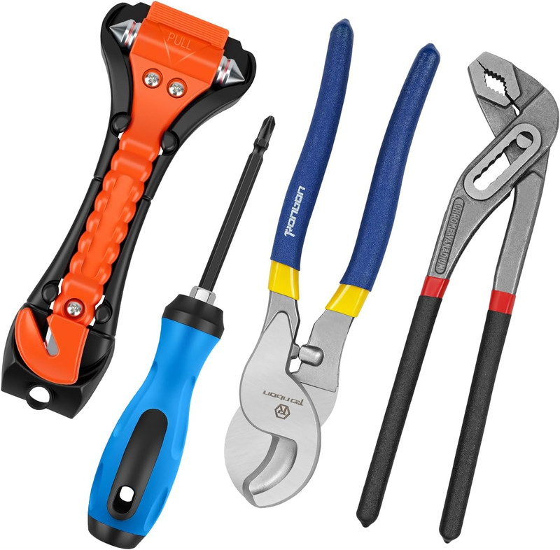 4Pack Firefighter Tools Heavy Duty, Fireman Gear Equipment Accessories for Emerg gallery