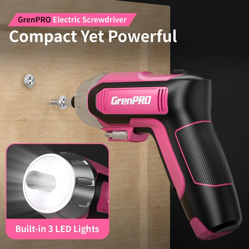 4V Screwdriver Rechargeable 29pcs, Cordless Screwdriver, USB Small Power Scre... gallery