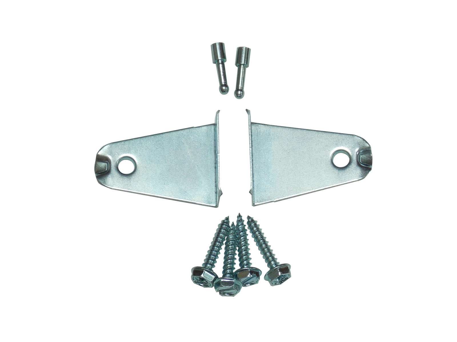 All Metal 1" Mini Blind HOLD DOWN BRACKETS + BOTTOM PINS for Doors gallery