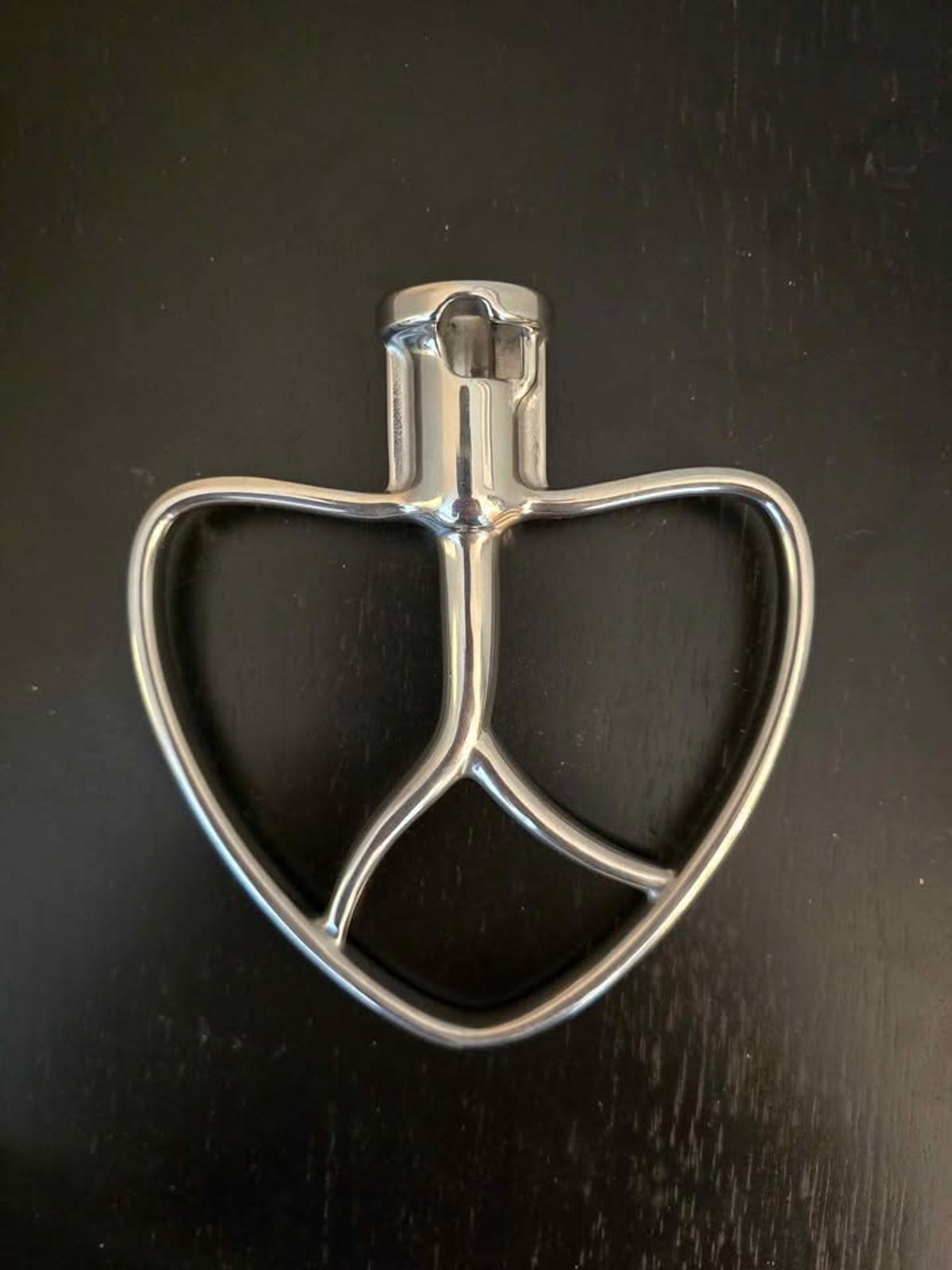 Polished Stainless Steel Flat Beater for KitchenAid 4.5-5 Qt Tilt-stand Mixer gallery