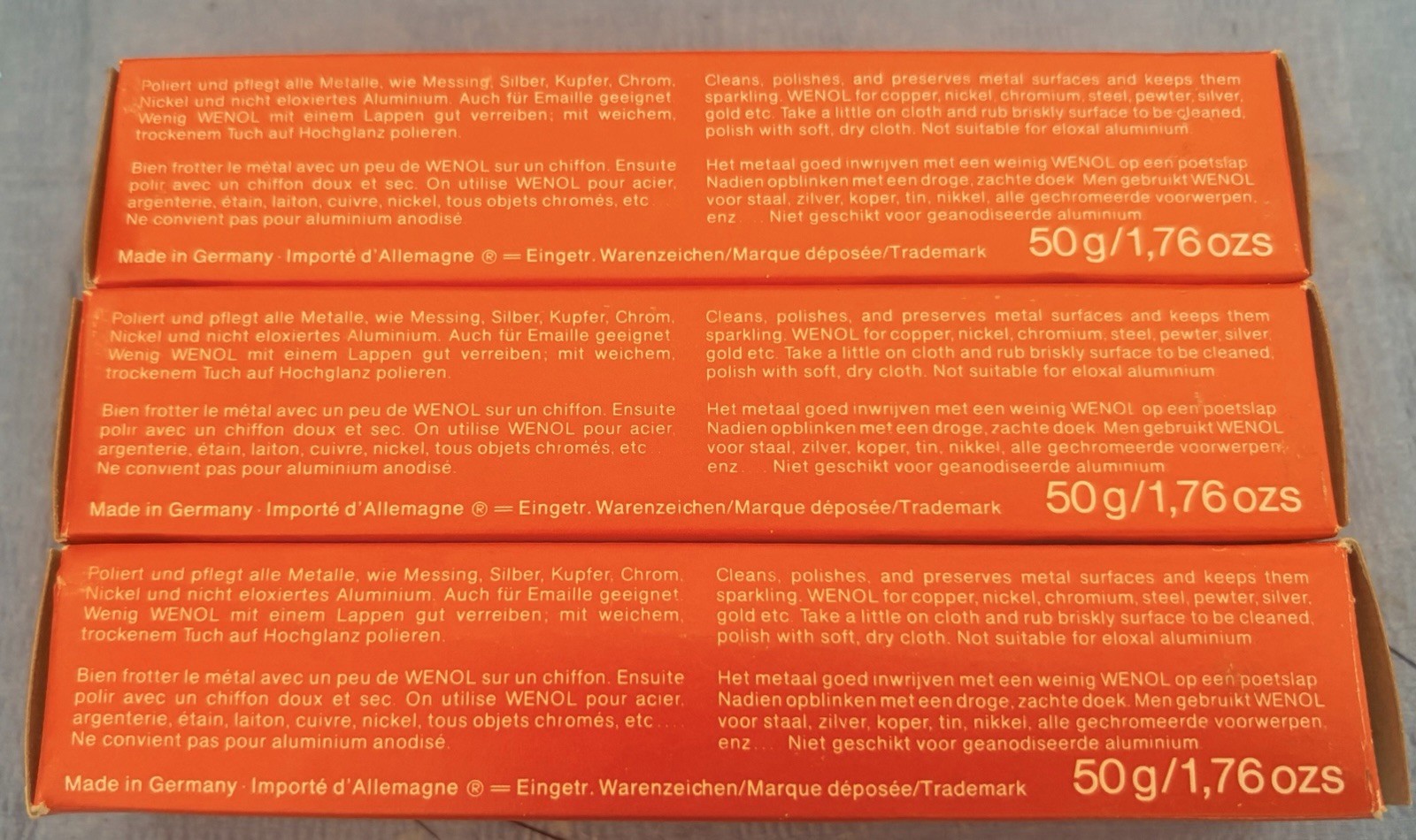 Original Red Wenol Plus K 3 Packs 50g Each. gallery