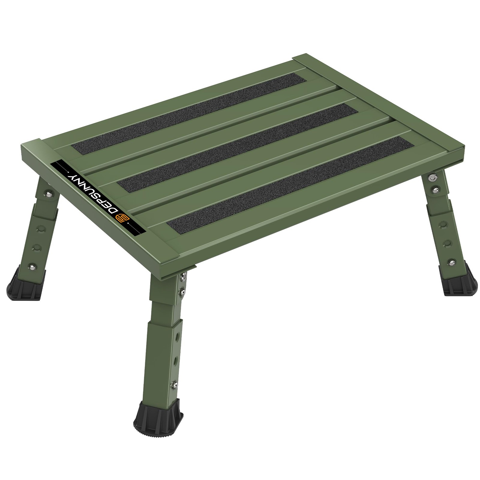 DEPSUNNY Adjustable RV Step Stool, 3Step Height Adjustment, Foldable Legs, Wi... gallery