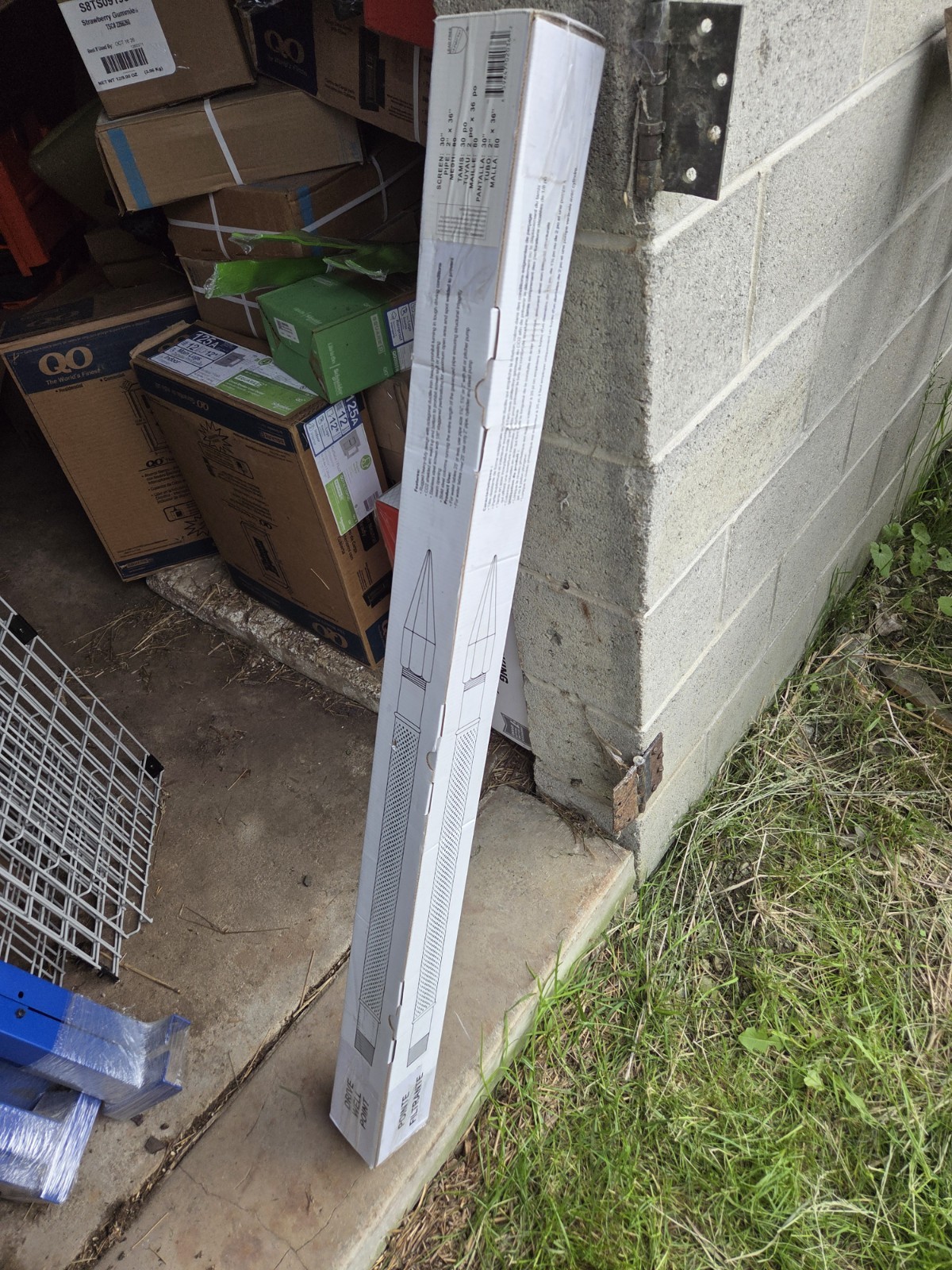 Water Source 2 in x 36 in Well Point Stainless Steel Screen - Steel Columns NEW gallery