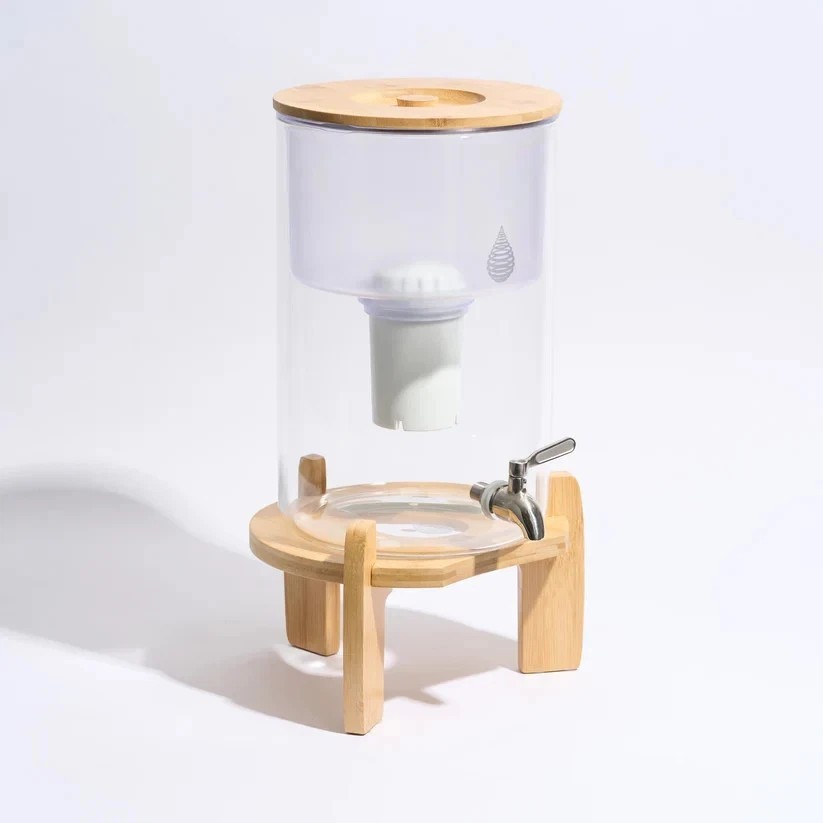 Invigorated Water Ph Recharge Countertop Glass Alkaline Water Filter Dispenser gallery