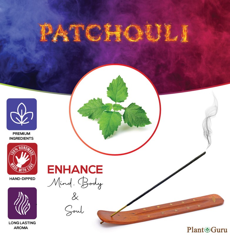 PATCHOULI Incense Sticks 7" Bulk Pack Wholesale Hand Dipped Lot gallery