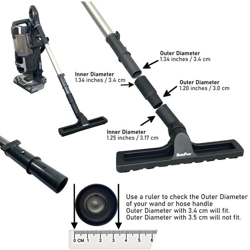 Replacement 12" Vacuum Attachment 360 Floor Brush Tool for Shark Vacuum gallery