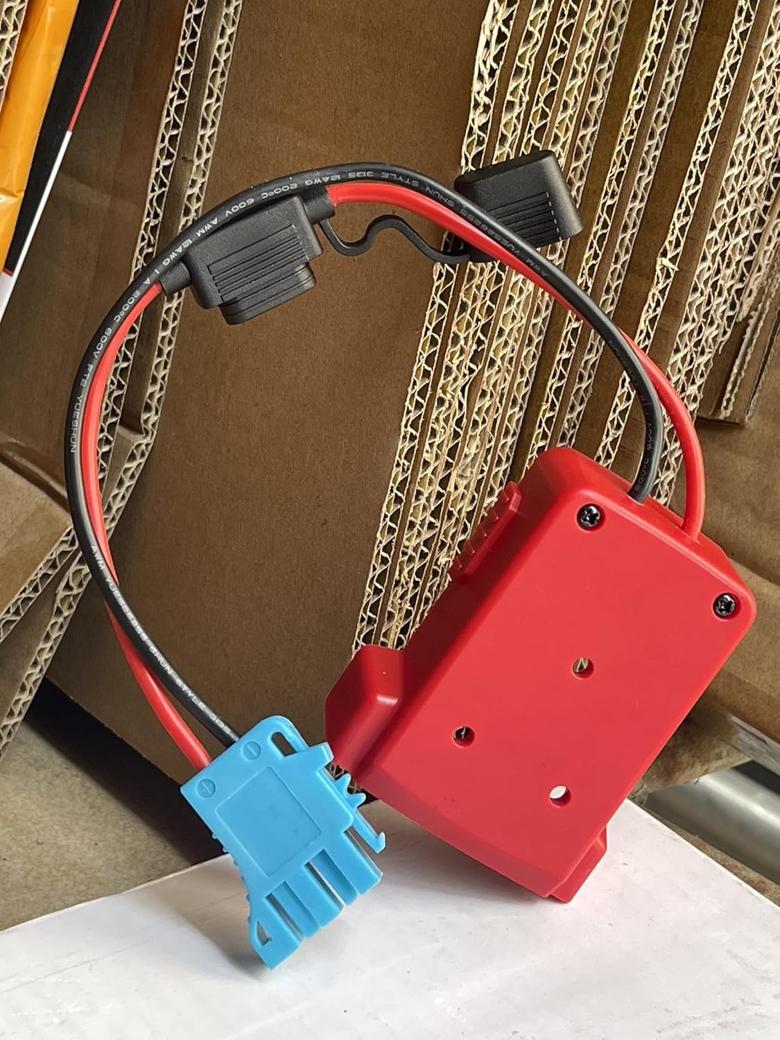 Adapter for Power Wheels Vehicles -for Milwaukee M18 18V Battery to 12V Converte gallery