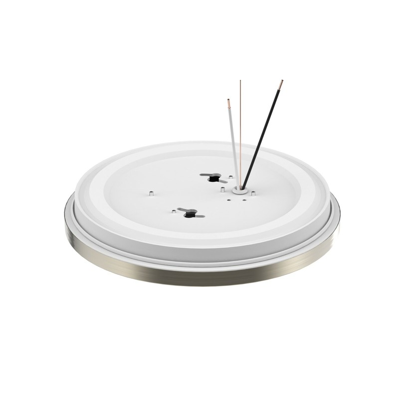LED Ceiling Lights Flush Mount Brushed Nickel 1200 Lumens Adjustable Brightness gallery