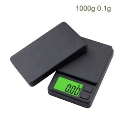 1 Precision Scale Mini Small 1000g 0.01g Black Pocket AAA (Foreign Shipping)
