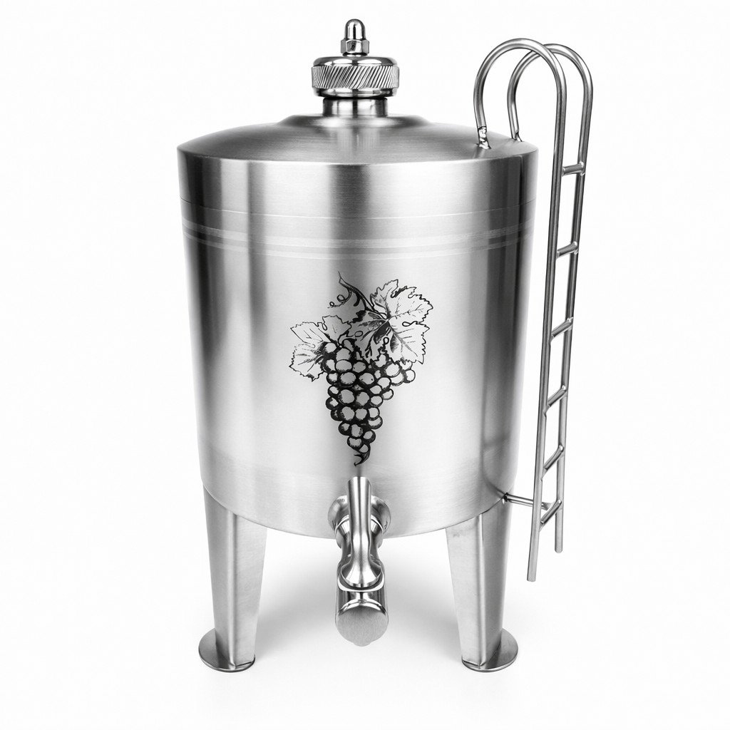 Stainless Steel Mini Wine Fermentation Tank – Cuba de Vinho, Made in Portugal gallery