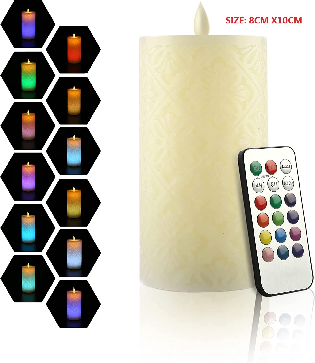 LED Flameless Candles Flickering Fake Candles /Remote Pillar Candles Home Table gallery