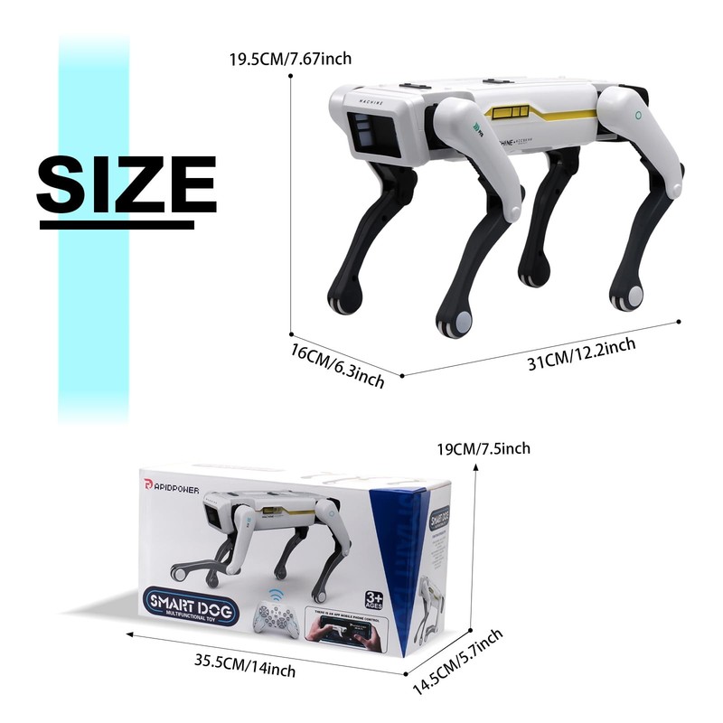 Smart Robot Dog,2.4Ghz Remote Control Robot Dog Toy,AI Voice Control Connect ... gallery