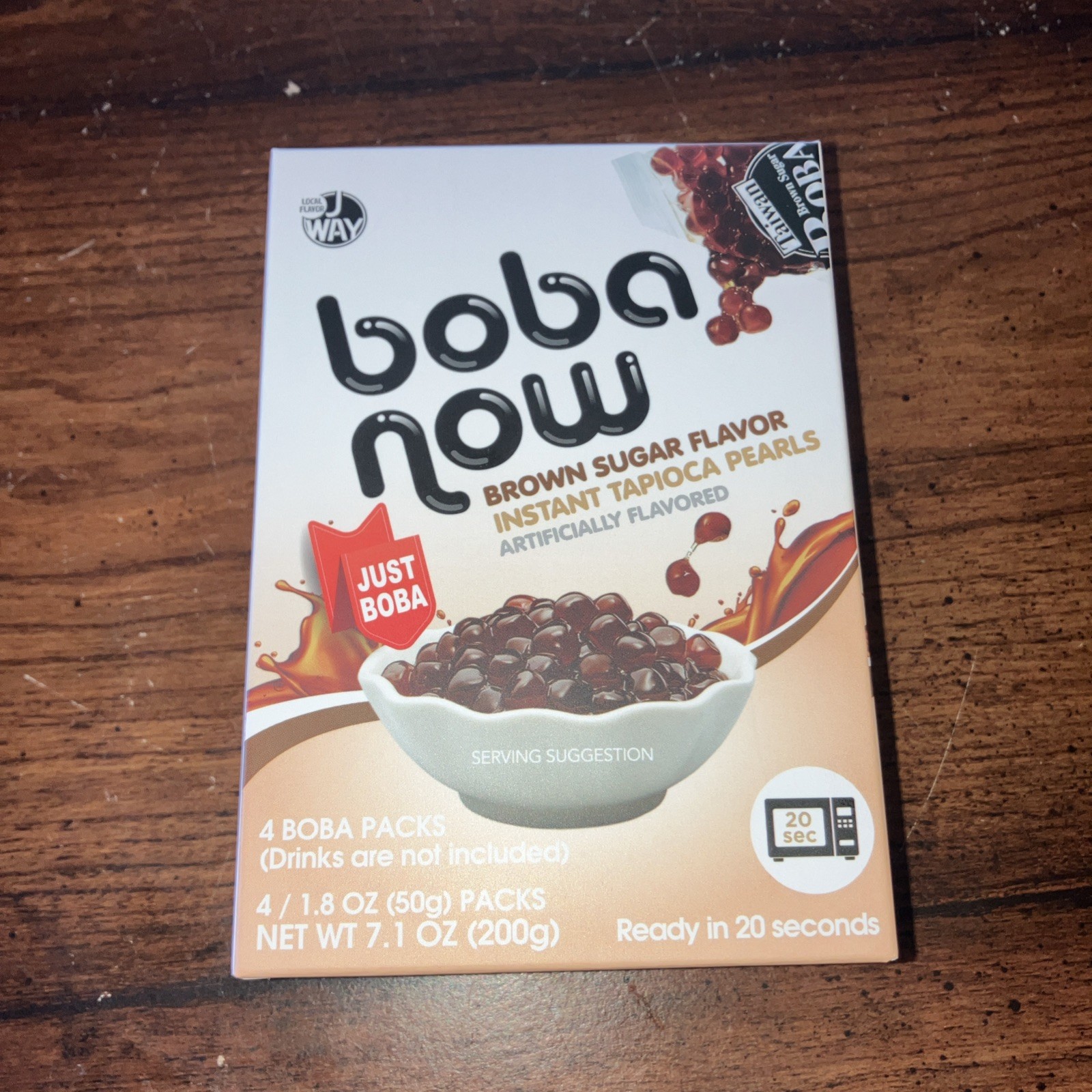 J Way Boba Now, Instant Tapioca Boba Pearls, Ex08/2025 gallery