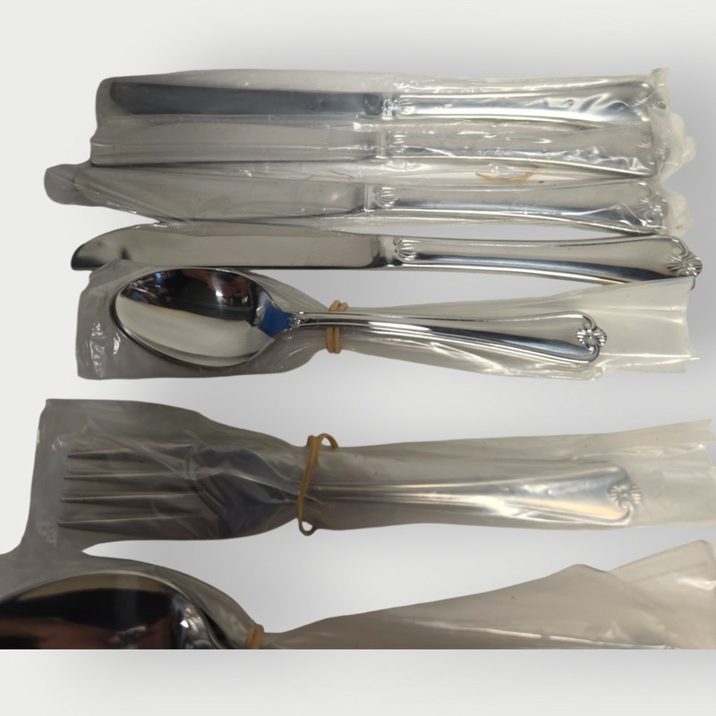 International Stainless Flatware CANFIELD - 20 Pieces Fork Spoon Knife Indonesia gallery