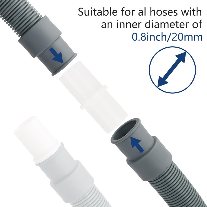 Universal 5-16ft Washing Machine Drain Hose Extension Kit Corrugated Discharge gallery