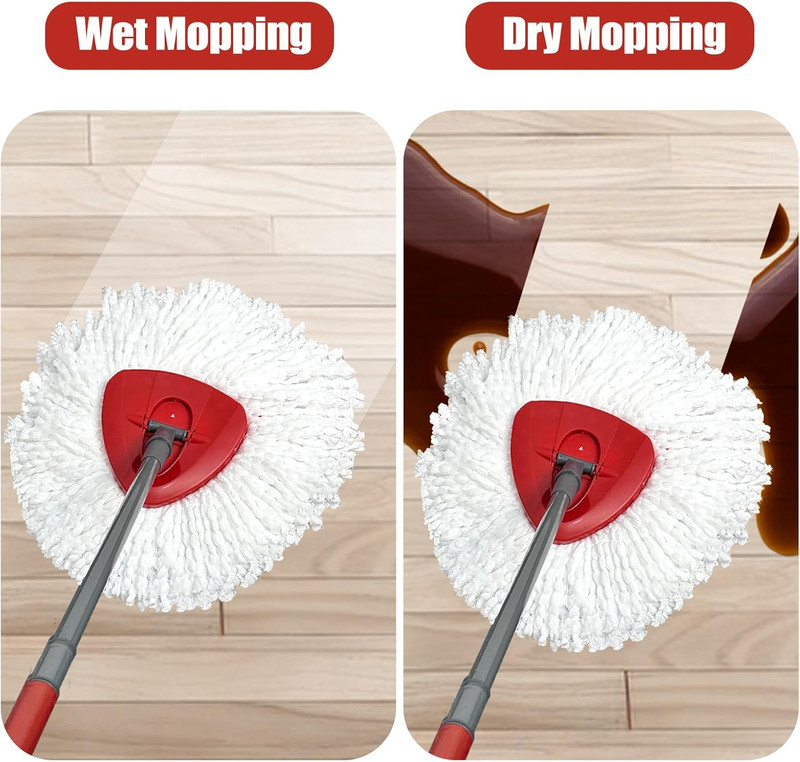 Mop Head Replacement, 3 Pack Spin Mop Refill Replace Head Compatible with O Ceda gallery
