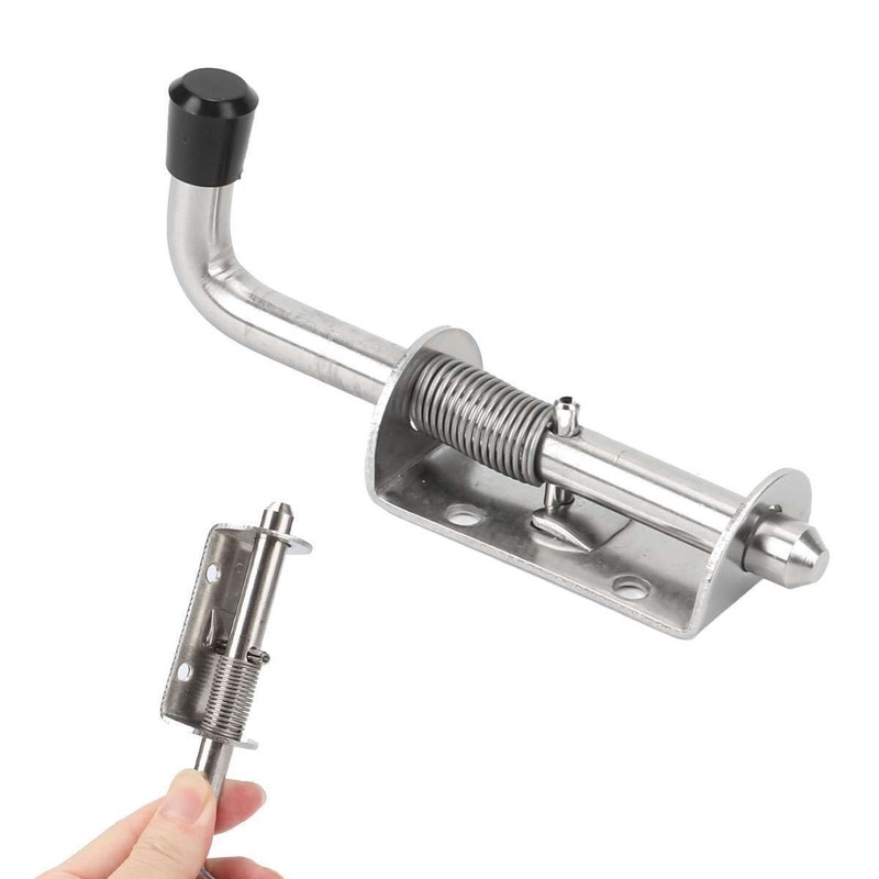 2 Pack Spring Pin Latch Lock For Utility Trailer Tail Gate Loaded Heavy Duty NEW gallery