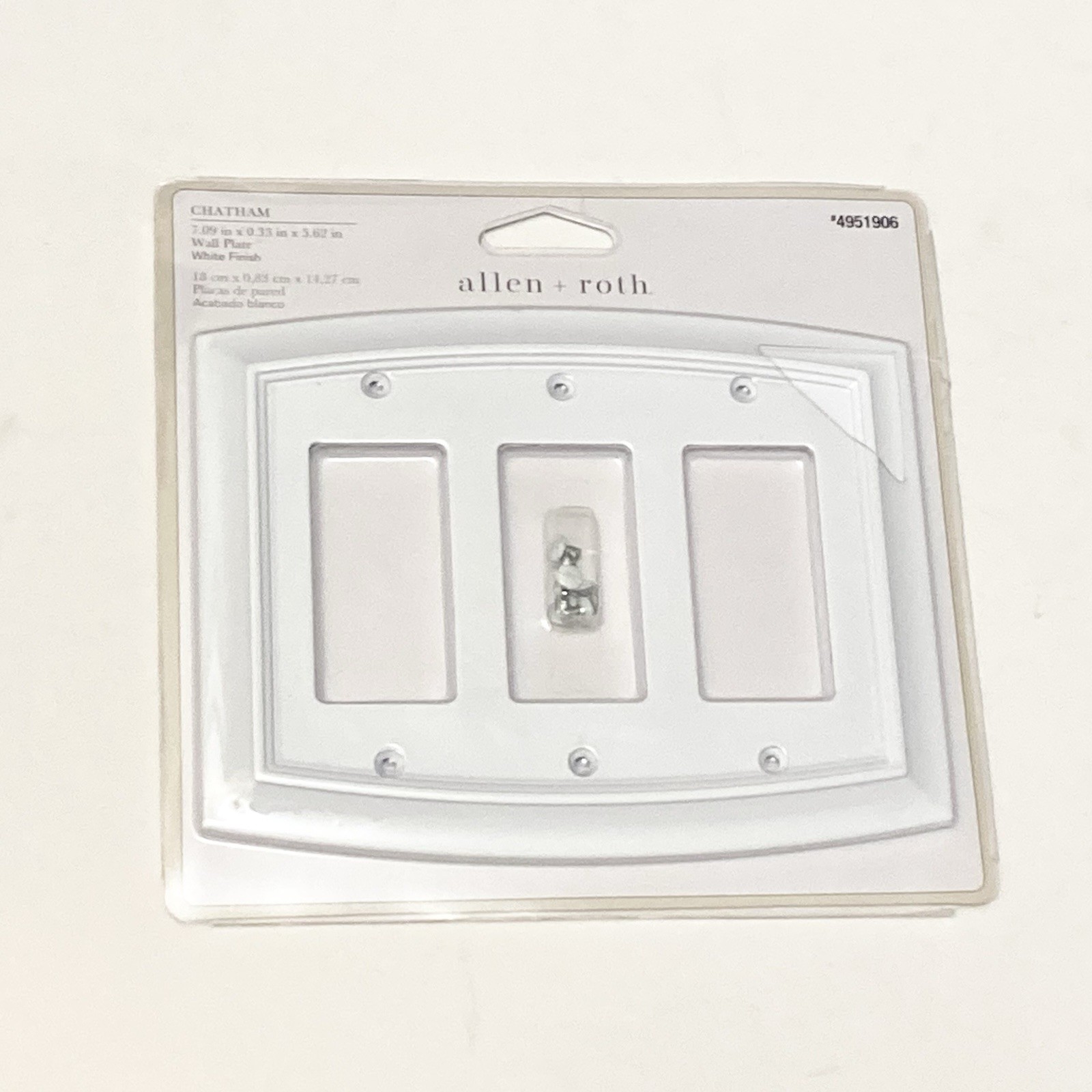 White Arch Triple Rocker Decorator GFCI Light Switch Wallplate Outlet Cover gallery