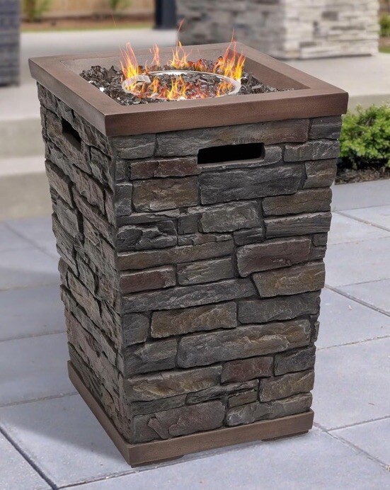 Alpine Corporation GXT966 Stone Look Column 32K BTU Gas Adjustable gallery