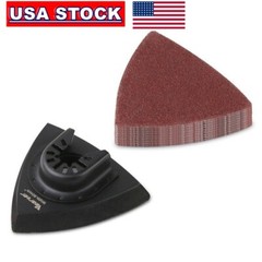 18pcs Oscillating Power Multi Tool Sanding Paper with Triangular Sanding Pad