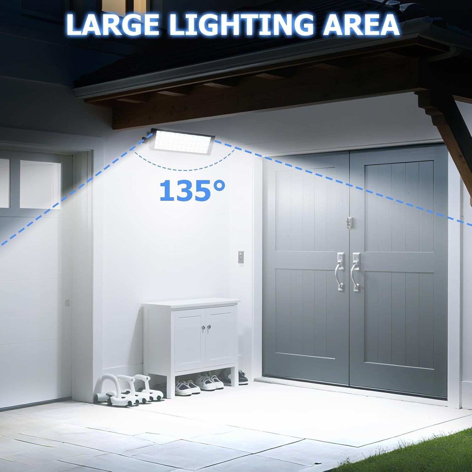 2 Pack 100W LED Shop Lights, 6000K 18000LM Work Light for Garage, Plug in Garage gallery