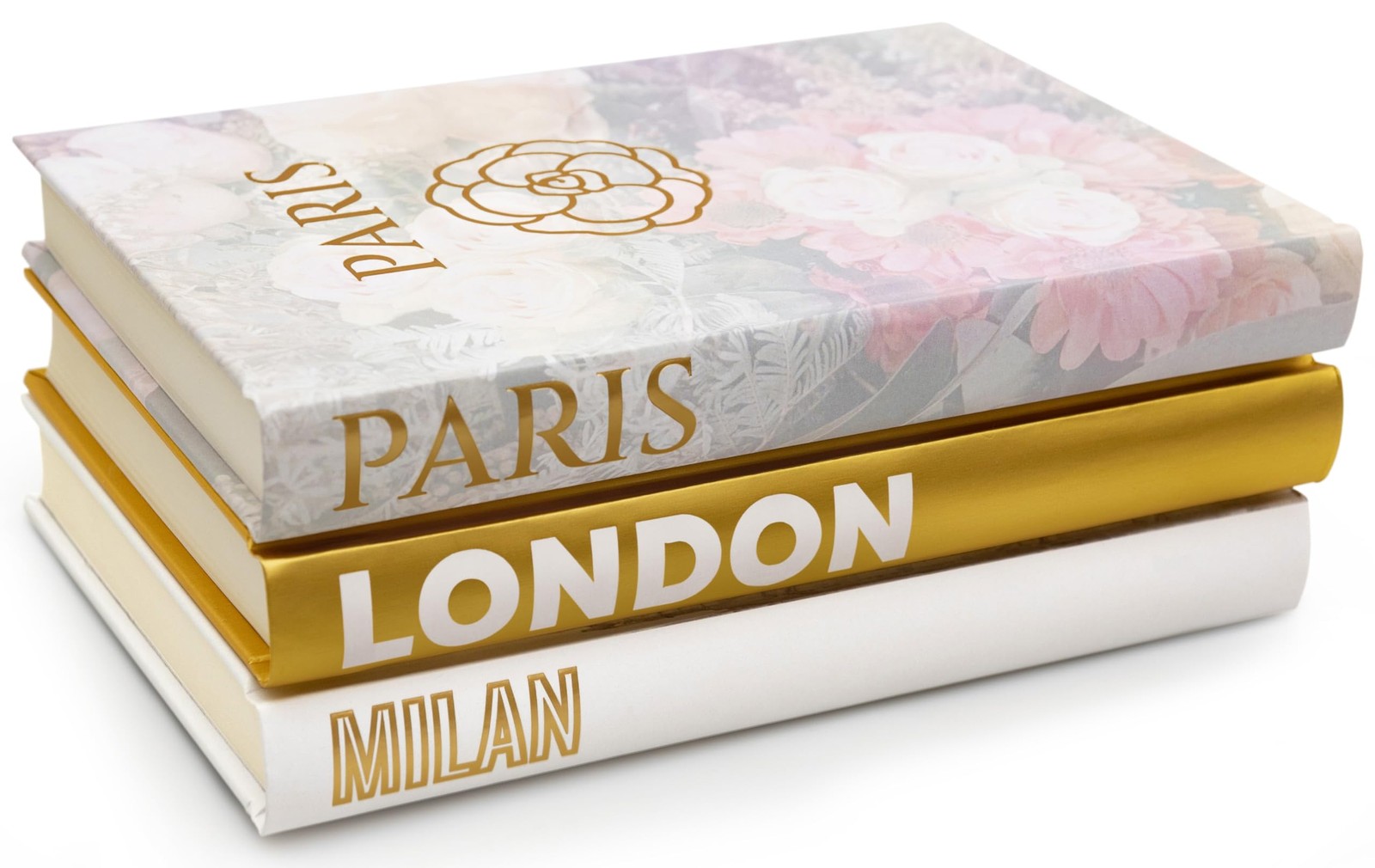 Decorative Books for Home - Shelf Decor Accents - Set of 3 - Modern Hardcover Bo gallery