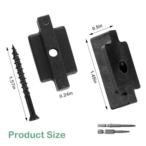 Hidden Deck Fasteners for Composite Decking Boards with Screws and Drill Bits gallery