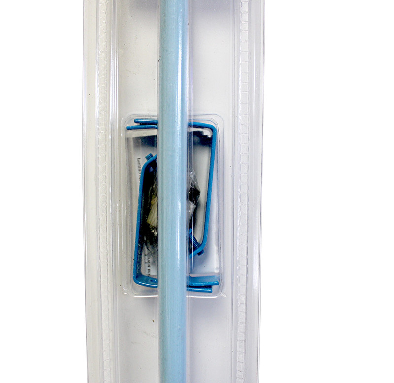 2 Pack Complete Drapery Curtain Rod Set Blue Size 28-48 inches gallery
