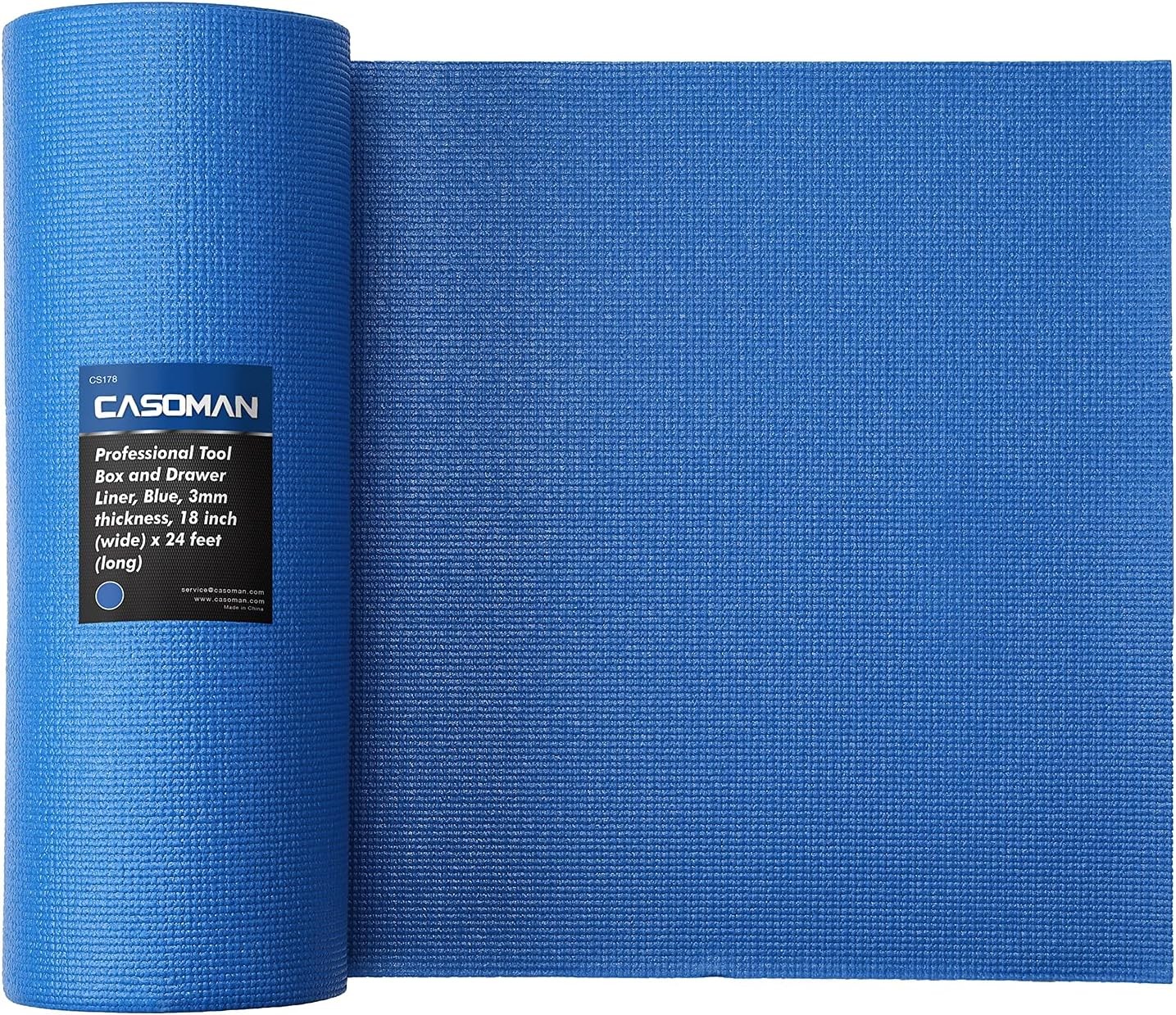 Professional Tool Box and Drawer Liner Blue Non-Slip Foam Rubber 18inch X 24feet gallery