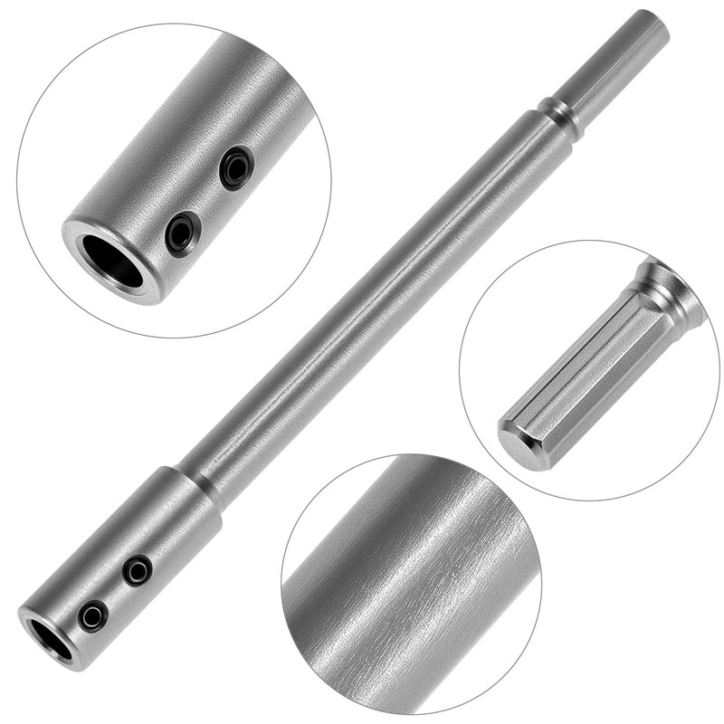 7” Extra Long Forstner Bit Extension 5-3/4” Reach for 3/8” Round or Hex Shaft gallery