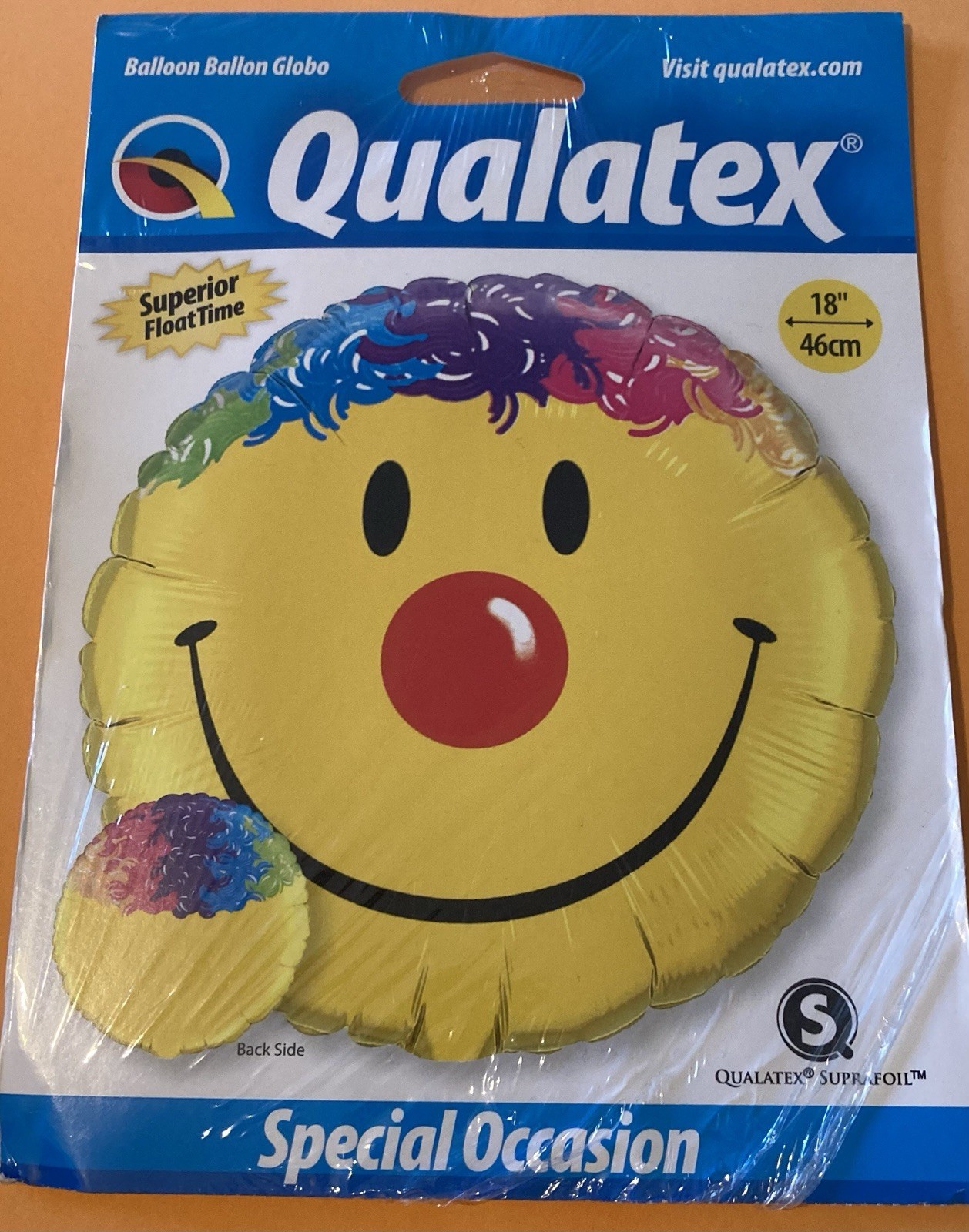 18 Inch / 46cm Yellow Face Balloon Ideal For Kids Parties gallery