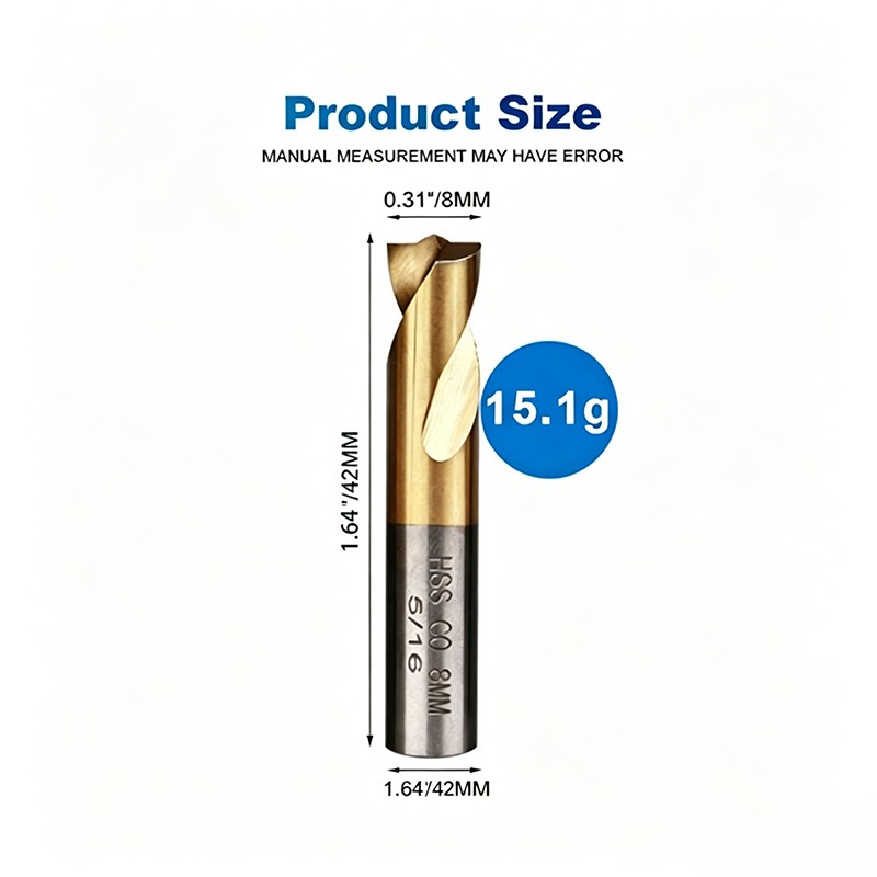 High Quality 5pc Spot Weld Drill Bits HSS Titanium Coated Cobalt Spot Cutter Set gallery