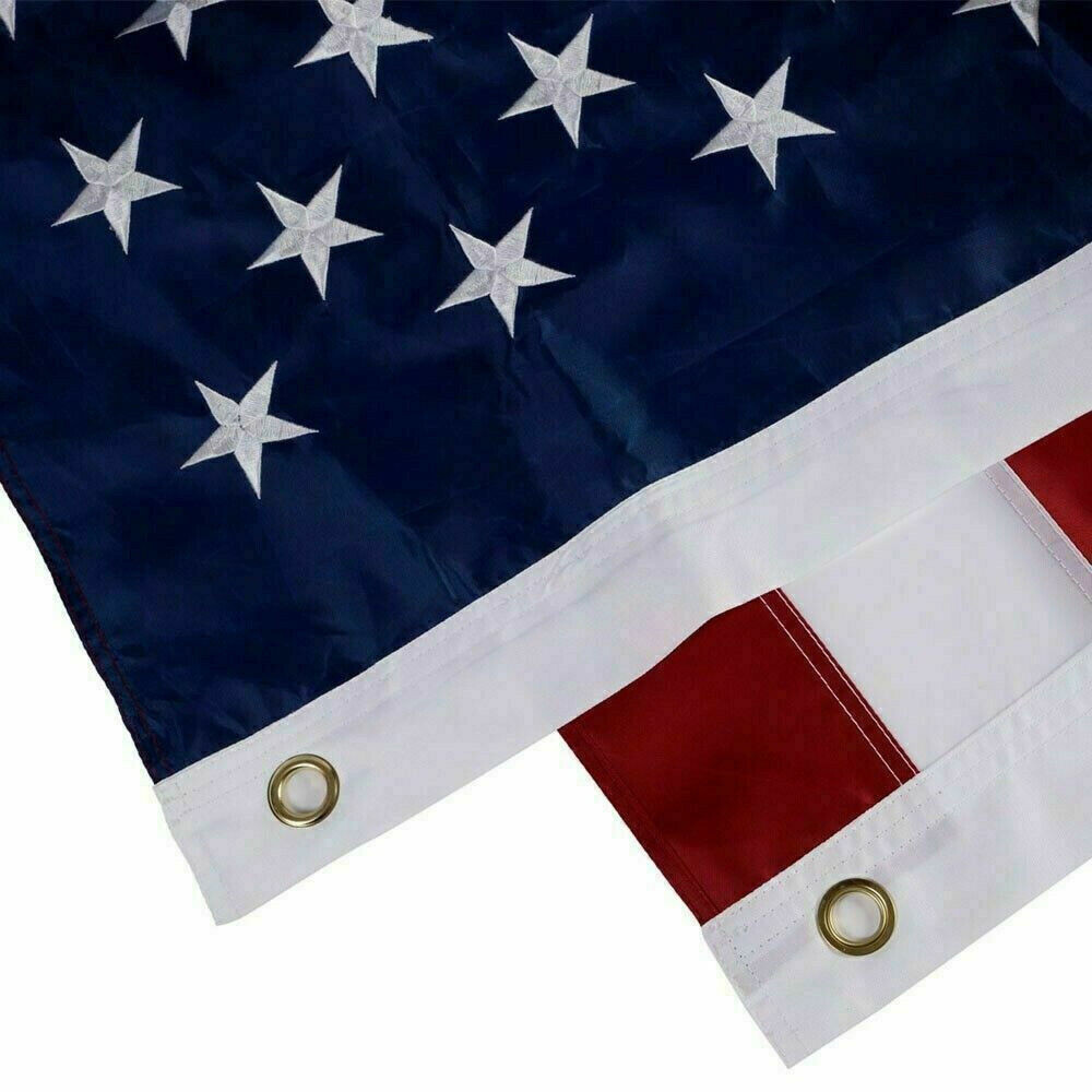 American US Flag Heavy Duty Nylon Double Stitching Embroidered USA Banner Flags gallery