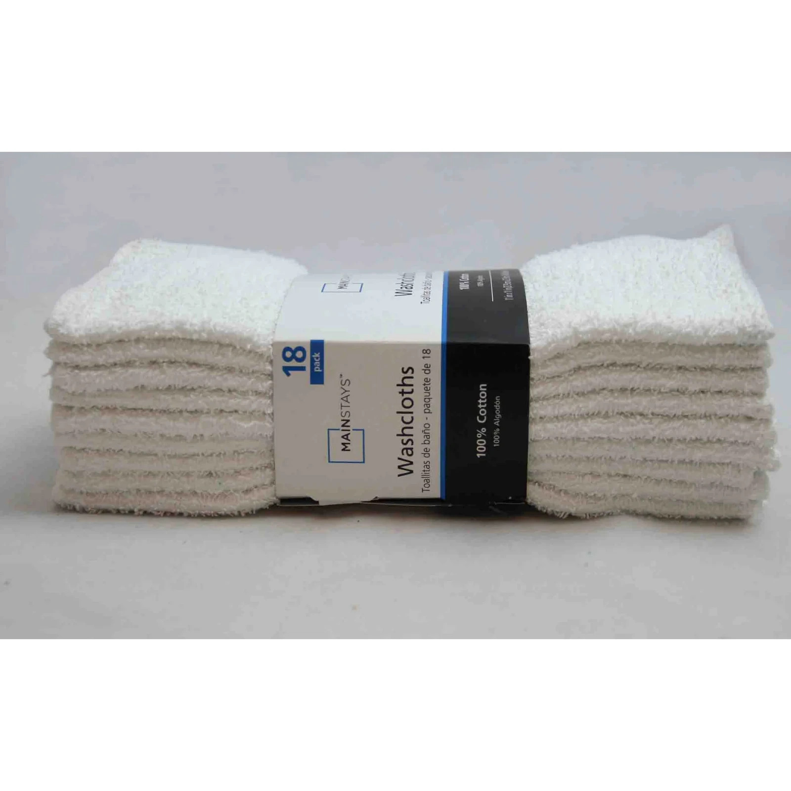 Mainstays 18 Pack Washcloth Bundle White Color gallery