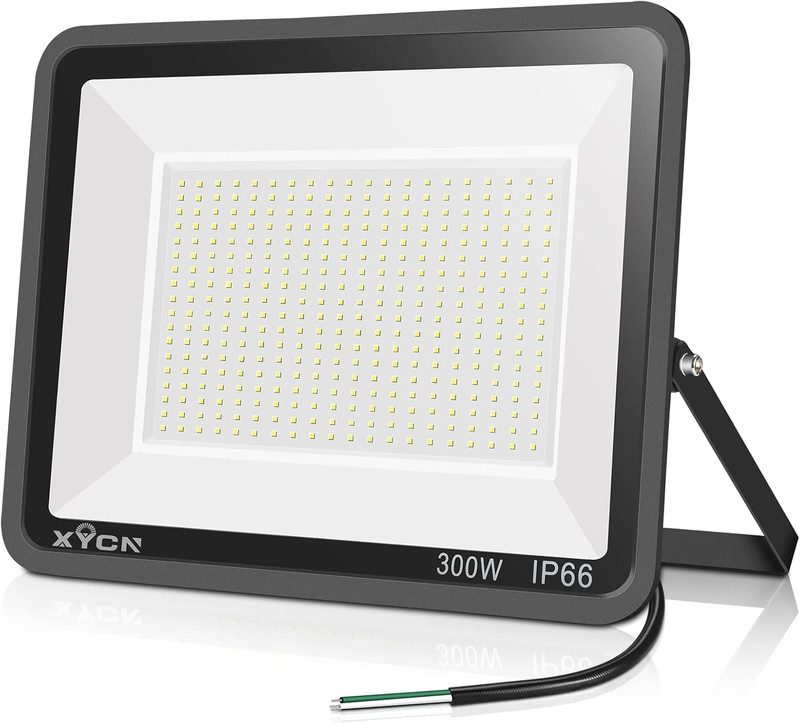 300W LED Flood Light (2000W Equivalent), Super Bright 42,500LM 5000K Daylight IP gallery