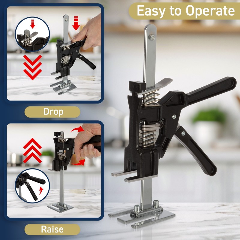 Hand Lifting Jack Tool - Labor Saving Arm Jack for Installing Windows or Doors gallery