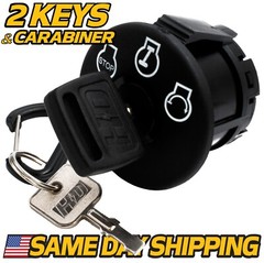 077-8076-00 Starter Ignition Key Switch fits Bad Boy Mowers w/ 2 Keys