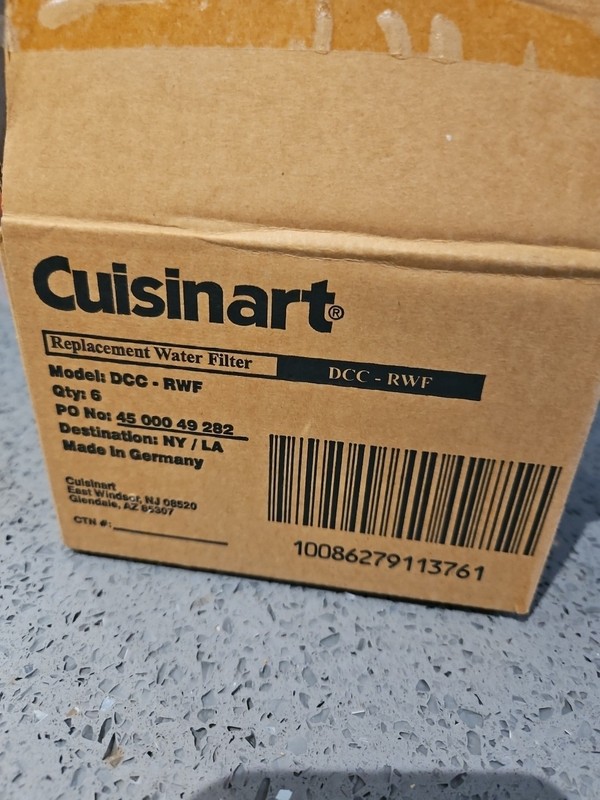11 Cuisinart DCC-RWF Replacement Charcoal Water Filter - White - 11 Peces gallery