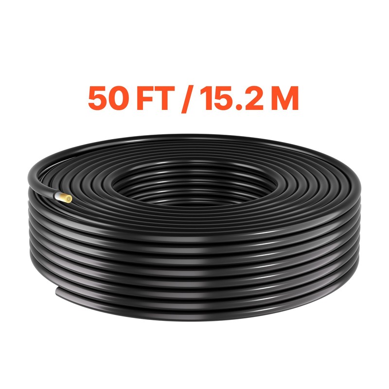 50 FT Solar Panel Extension Wire Black & Red 10 AWG Tinned Copper Wire gallery